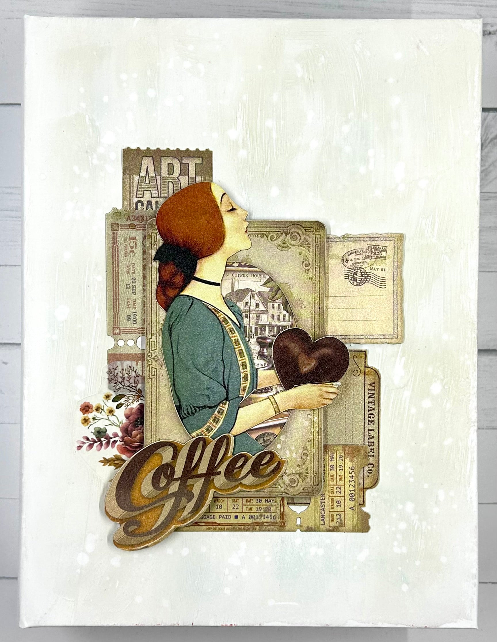 Stamperia Coffee & Chocolate Customizable Journaling Album